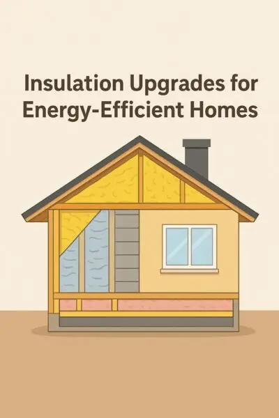 A modern home with upgraded wall and roof insulation materials designed to reduce heat loss and improve energy efficiency.